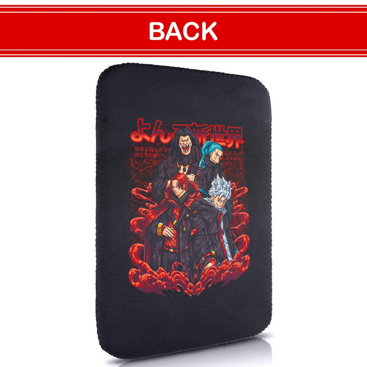 Printed Neoprene Reversible Laptop & Tablet Sleeve - Anime Legendary DS67