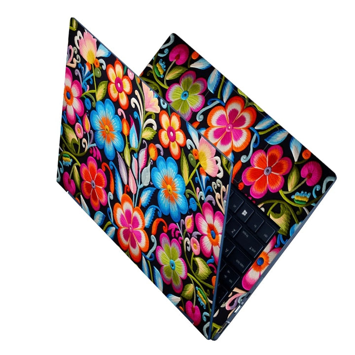 Laptop Skin - Thread Floral