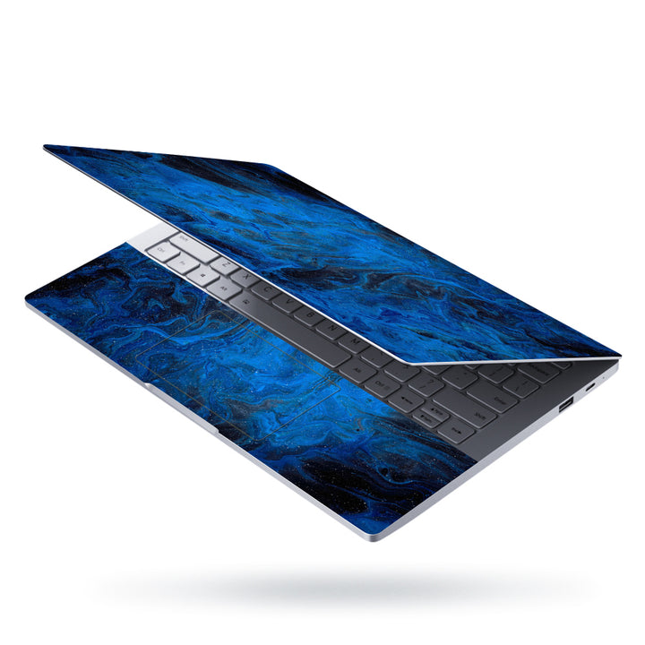 Laptop Skin - Blue Smoke on Black