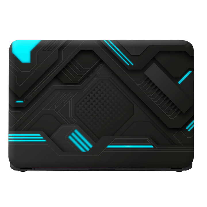 Laptop Skin - Gradient Black Abstract Technology Background