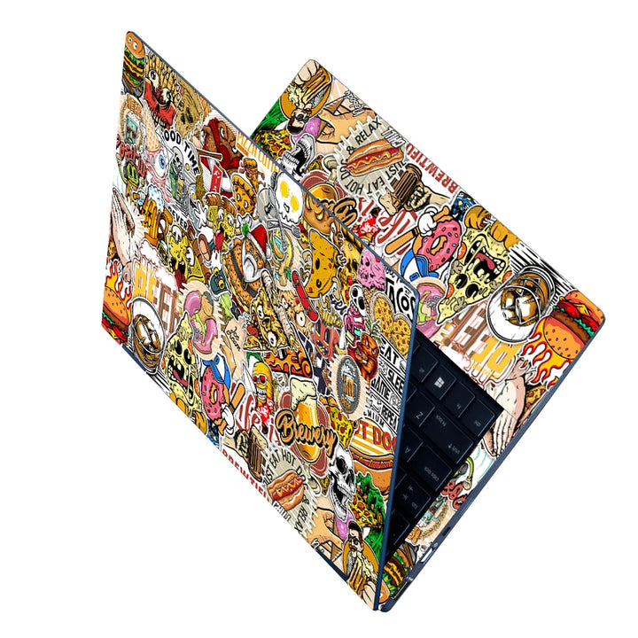 Laptop Skin - Pizza Sticker Bomb