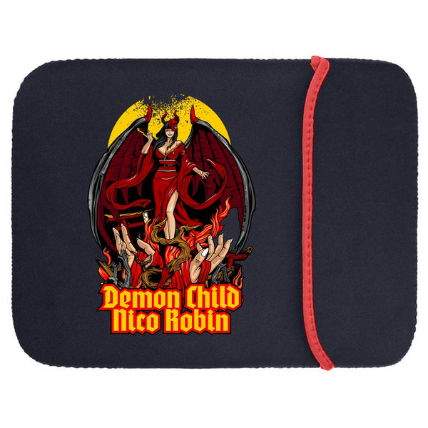 Printed Neoprene Reversible Laptop & Tablet Sleeve - Anime Action DS18