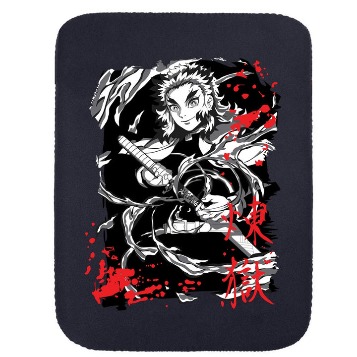 Printed Neoprene Reversible Laptop & Tablet Sleeve - Anime Demon Slayer Kimetsu No Yaiba DS18