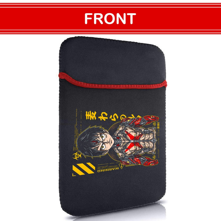 Printed Neoprene Reversible Laptop & Tablet Sleeve - Anime One Piece Trilogy (1)