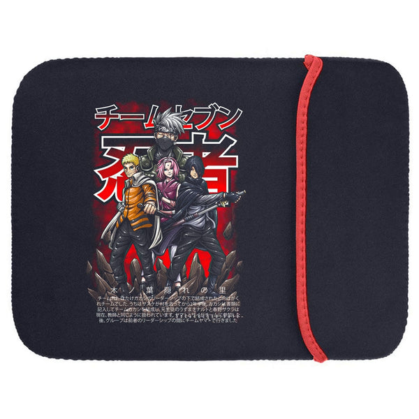 Printed Neoprene Reversible Laptop & Tablet Sleeve - Anime Legendary DS60