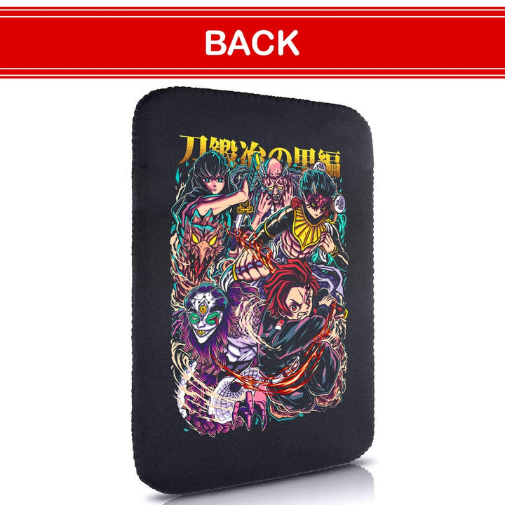 Printed Neoprene Reversible Laptop & Tablet Sleeve - Anime Legendary DS53