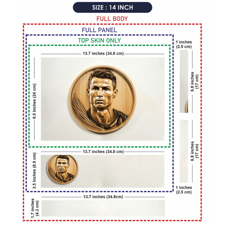 Laptop Skin - Cristiano Ronaldo Cr7 Image