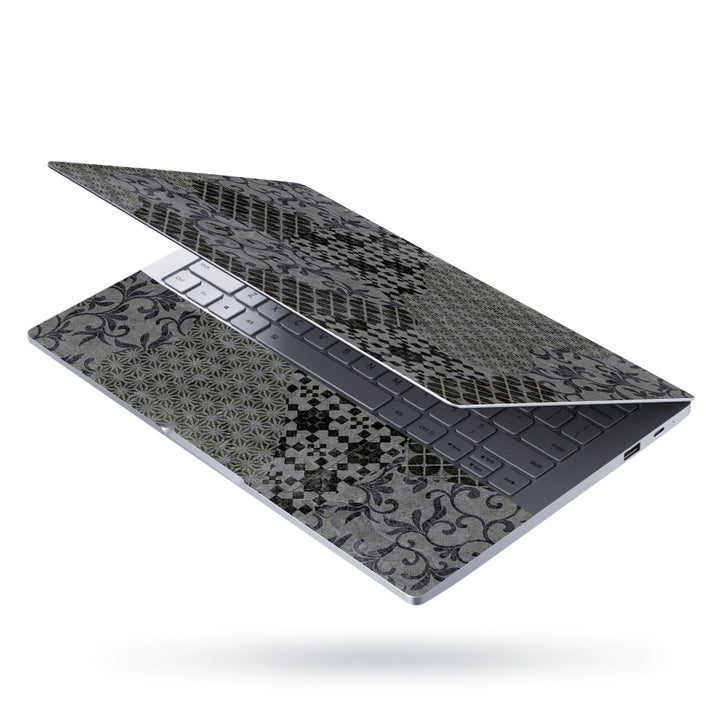 Laptop Skin - Grey Different Shapes