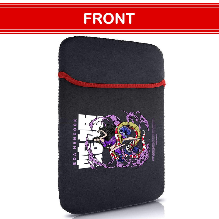 Printed Neoprene Reversible Laptop & Tablet Sleeve - One Piece Boa DS1