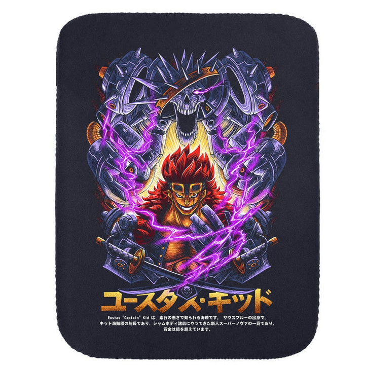 Printed Neoprene Reversible Laptop & Tablet Sleeve - Anime Legendary DS15