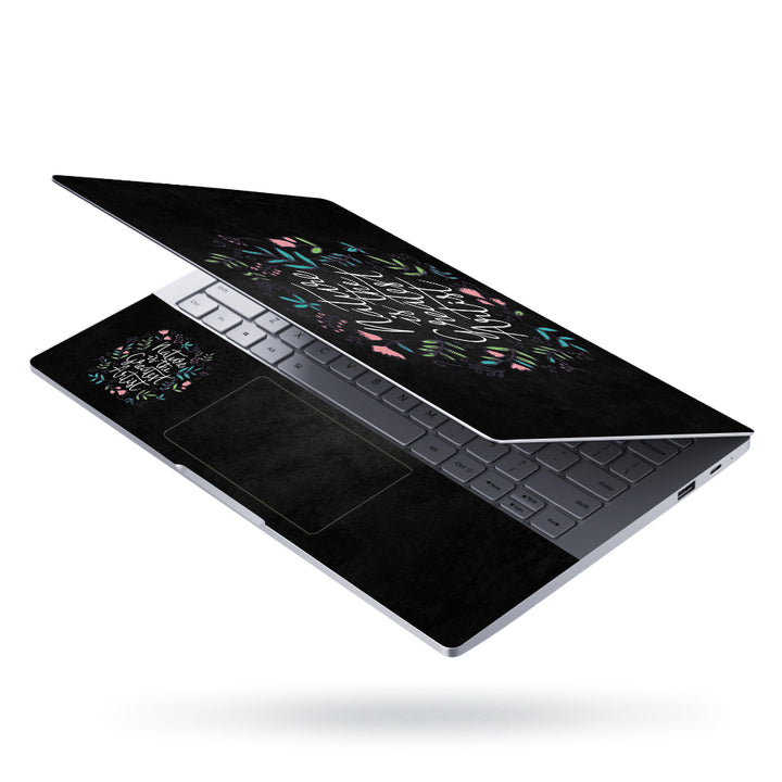 Laptop Skin - Nature Artist Quotes