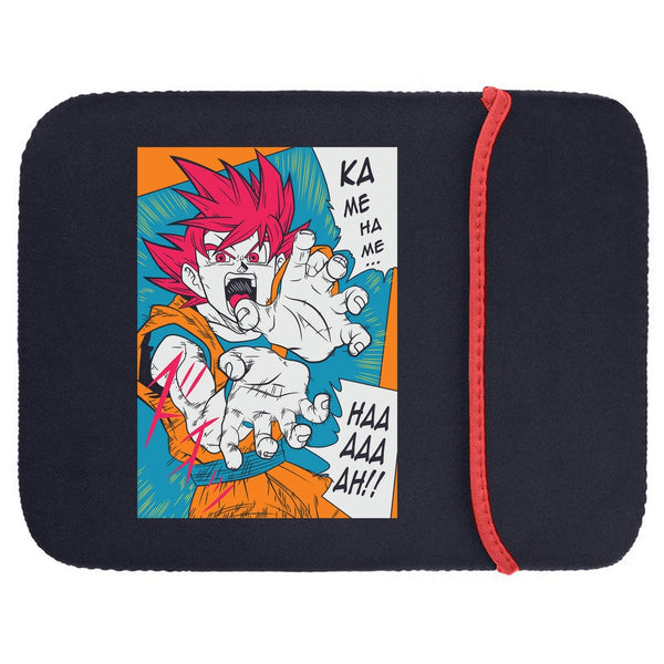 Printed Neoprene Reversible Laptop & Tablet Sleeve - Anime Dragon Ball DS01