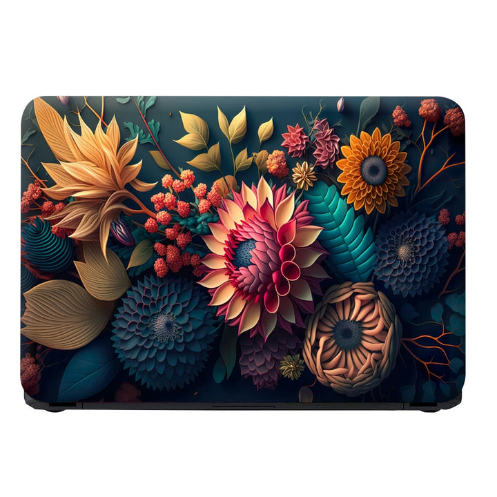 Laptop Skin - Closeup Textural Bright Exotic Flowers