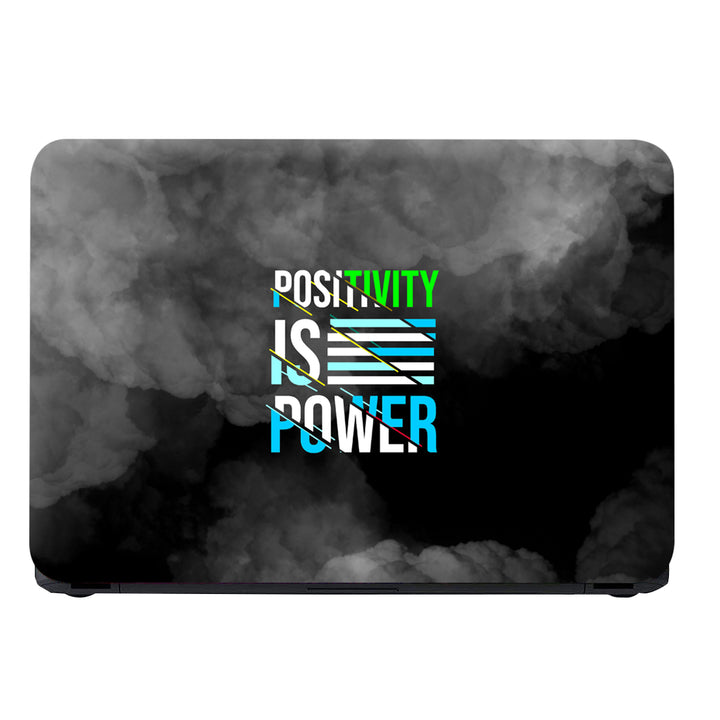 Laptop Skin - Positivity Black Smoke