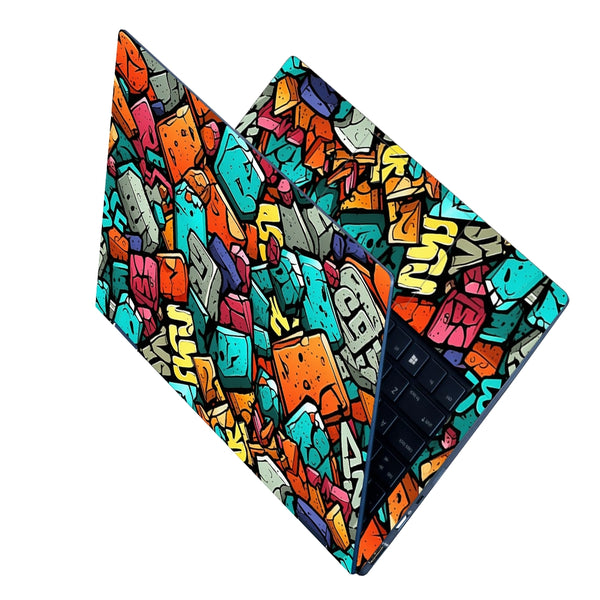 Laptop Skin - A Close Up of a Bunch of Cartoon