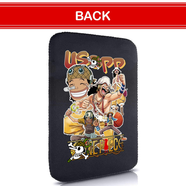 Printed Neoprene Reversible Laptop & Tablet Sleeve - One Piece Usopp DS2