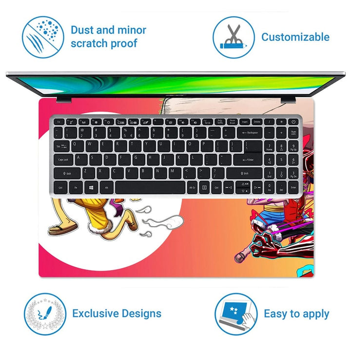 Laptop Skin - Anime Sun God Nika Luffy