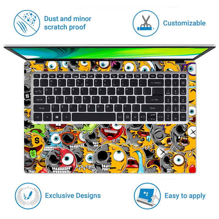 Laptop Skin - Emojis Sticker Bomb