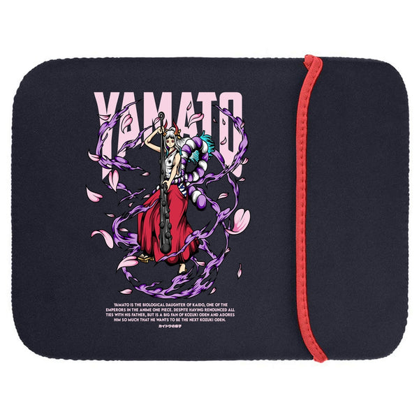 Printed Neoprene Reversible Laptop & Tablet Sleeve - One Piece Yamato DS1