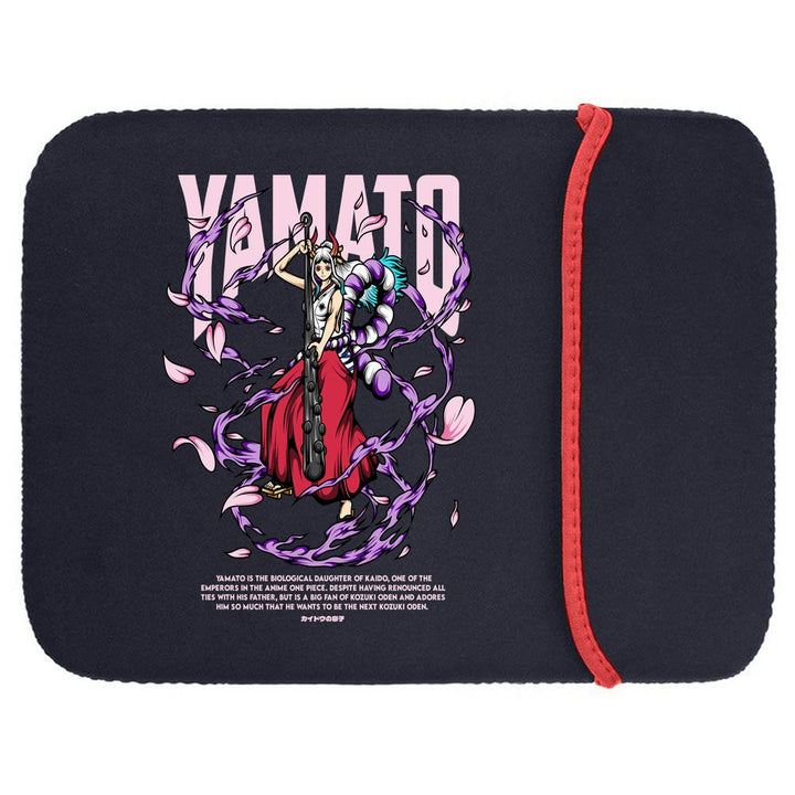 Printed Neoprene Reversible Laptop & Tablet Sleeve - One Piece Yamato DS1