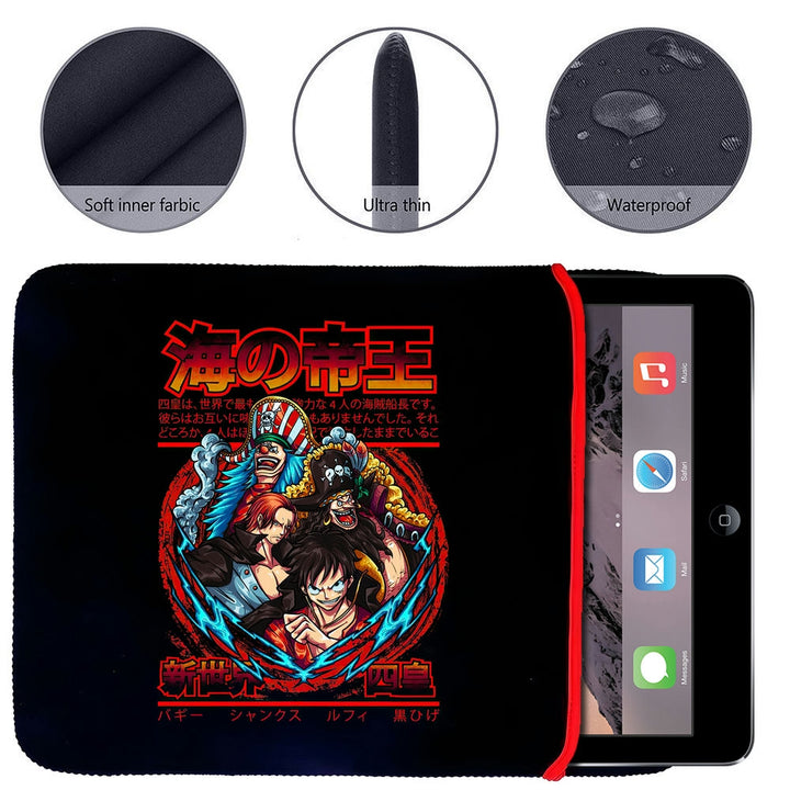 Printed Neoprene Reversible Laptop & Tablet Sleeve - Anime Legendary DS66