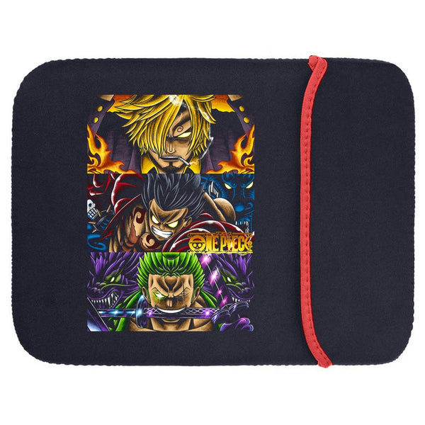 Printed Neoprene Reversible Laptop & Tablet Sleeve - Anime Legendary DS56