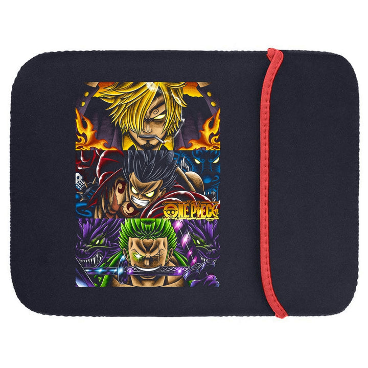 Printed Neoprene Reversible Laptop & Tablet Sleeve - Anime Legendary DS56