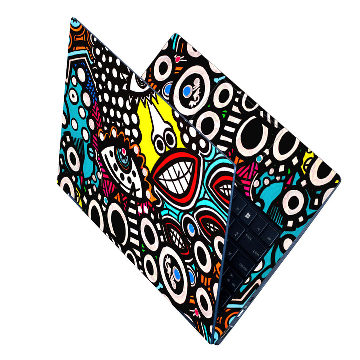 Laptop Skin - Face Graffiti