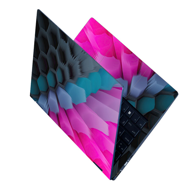 Laptop Skin - Megenta Mesh