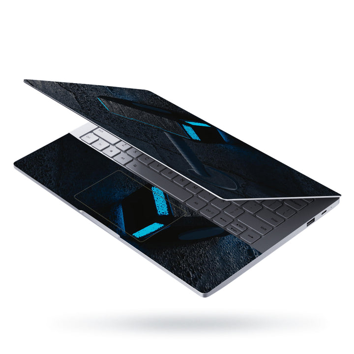 Laptop Skin - Thor Blue Neon Hammer