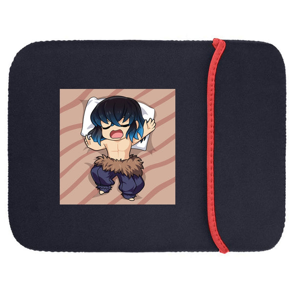 Printed Neoprene Reversible Laptop & Tablet Sleeve - Anime Cojines Demon Slayer Pillow DS07