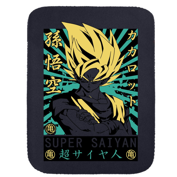 Printed Neoprene Reversible Laptop & Tablet Sleeve - Anime Dragon Ball DS20