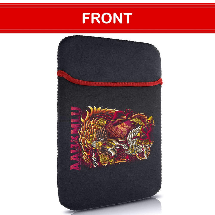 Printed Neoprene Reversible Laptop & Tablet Sleeve - Anime Legendary DS34