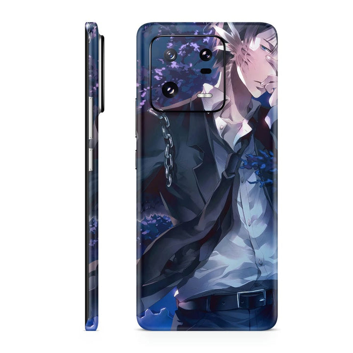 Mobile Skin Wrap - Anime Dark Angel Hide Face Design