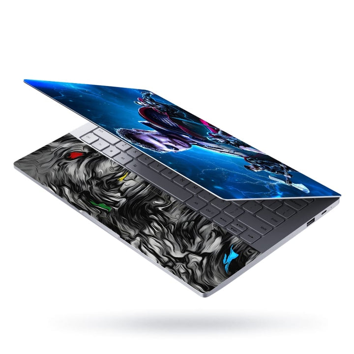 Laptop Skin - Angry Thor Blue Design