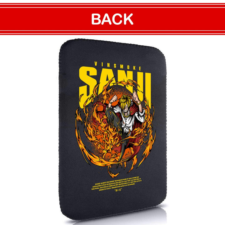 Printed Neoprene Reversible Laptop & Tablet Sleeve - One Piece Sanji DS1