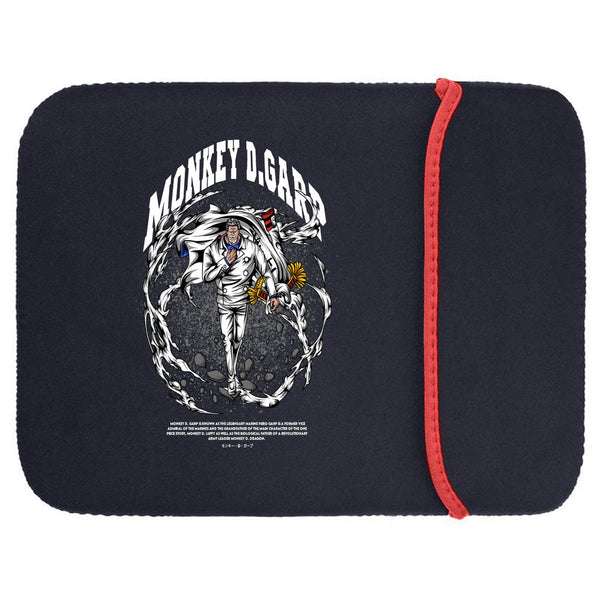 Printed Neoprene Reversible Laptop & Tablet Sleeve - One Piece Garp DS1