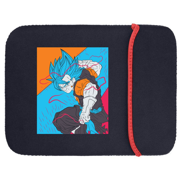 Printed Neoprene Reversible Laptop & Tablet Sleeve - Anime Dragon Ball DS10