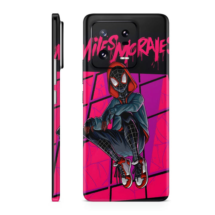 Mobile Skin Wrap - Miles Morales Pink Shaded