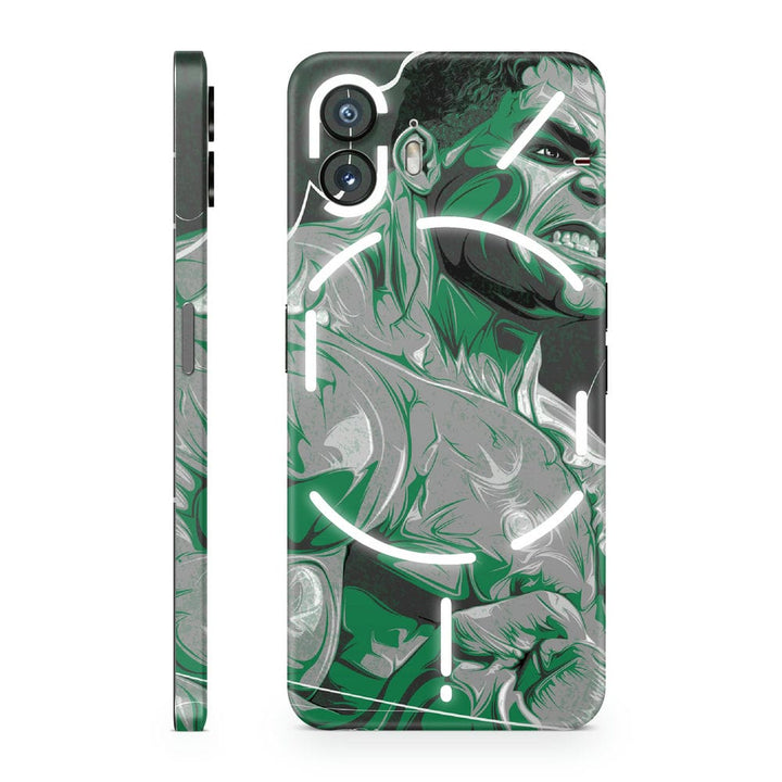 Mobile Skin Wrap - Thor Green Shaded