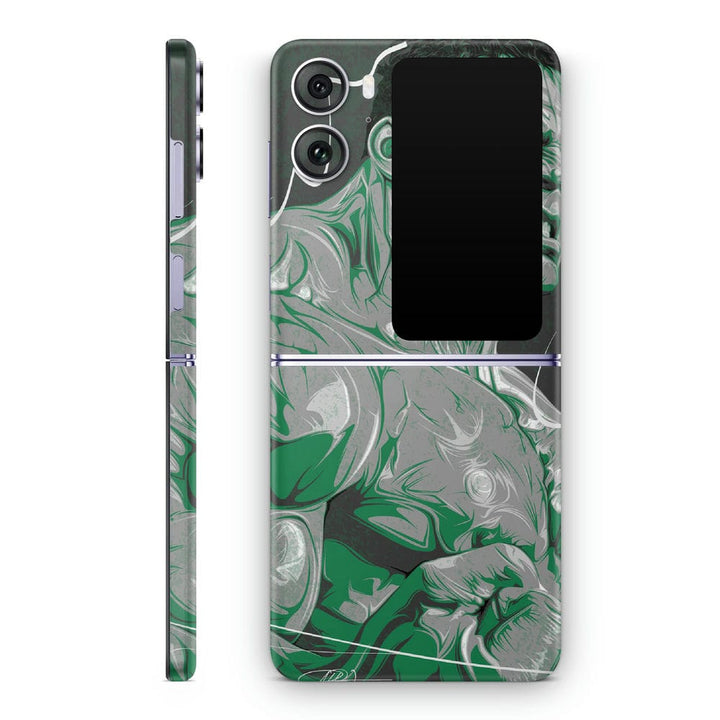 Mobile Skin Wrap - Thor Green Shaded