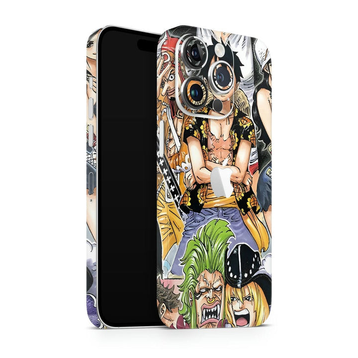 Mobile Skin Wrap - Anime One Piece Collage