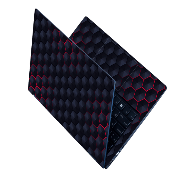 Laptop Skin - Gradient Hexagonal Background