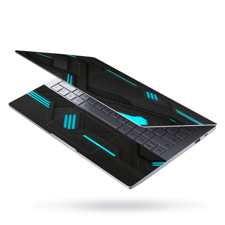 Laptop Skin - Gradient Black Abstract Technology Background