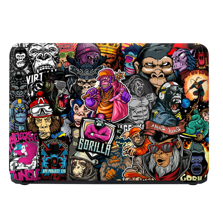 Laptop Skin - Gorilla Stikcer Bomb