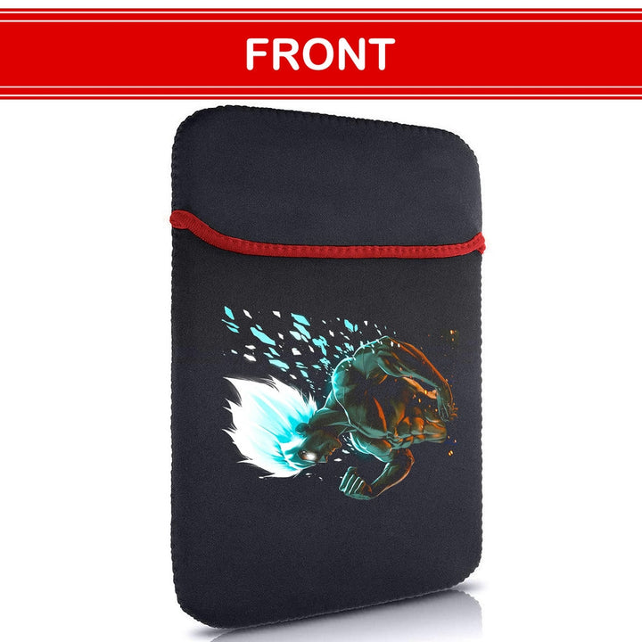 Printed Neoprene Reversible Laptop & Tablet Sleeve - Anime Legendary Dragon Ball DS6