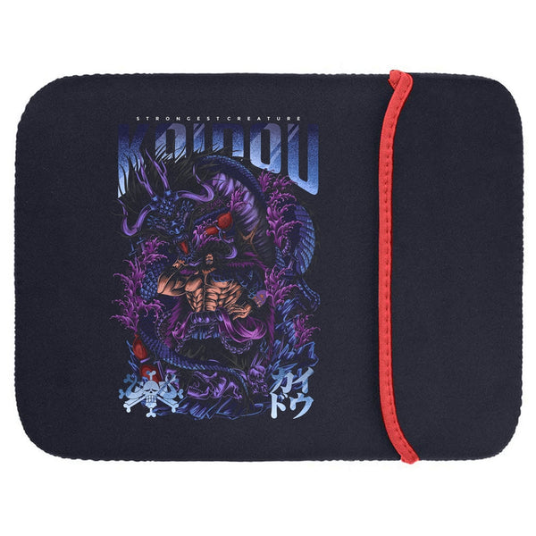 Printed Neoprene Reversible Laptop & Tablet Sleeve - Anime Legendary DS12