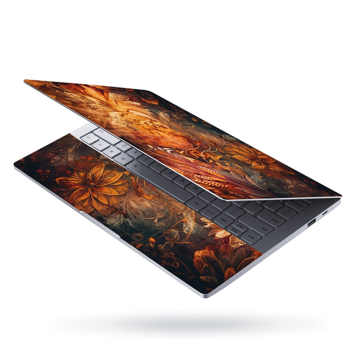 Laptop Skin - Floral Elegance Painted