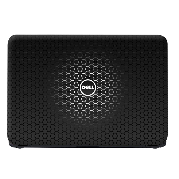 Laptop Skin - Dell Logo on Black Honeycomb