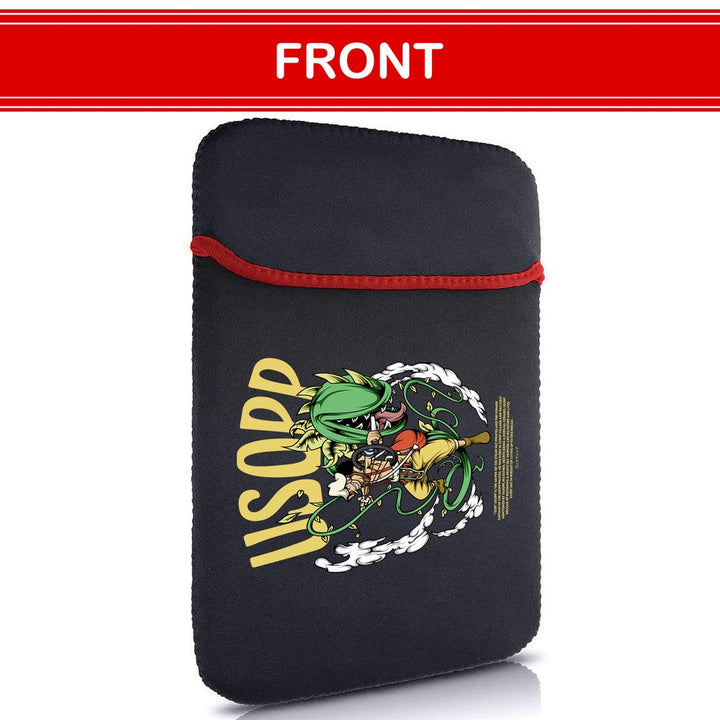 Printed Neoprene Reversible Laptop & Tablet Sleeve - One Piece USOPP DS1